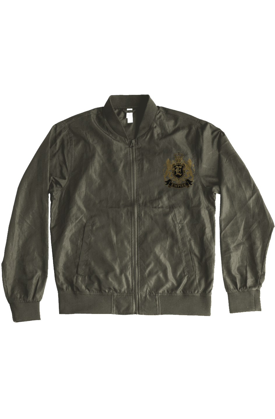 Men embroyderi Lightweight Bomber Jacket