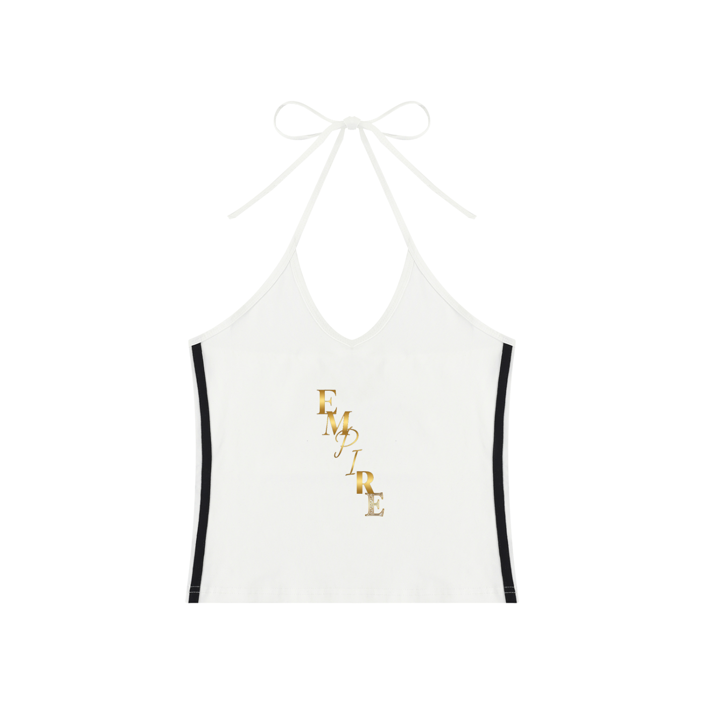 EMPIRE Halter Crop — Bare Confidence