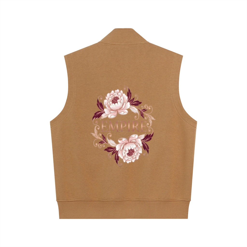 EMPIRE Women's Heavyweight Full-Zip Vest — Peony Frame