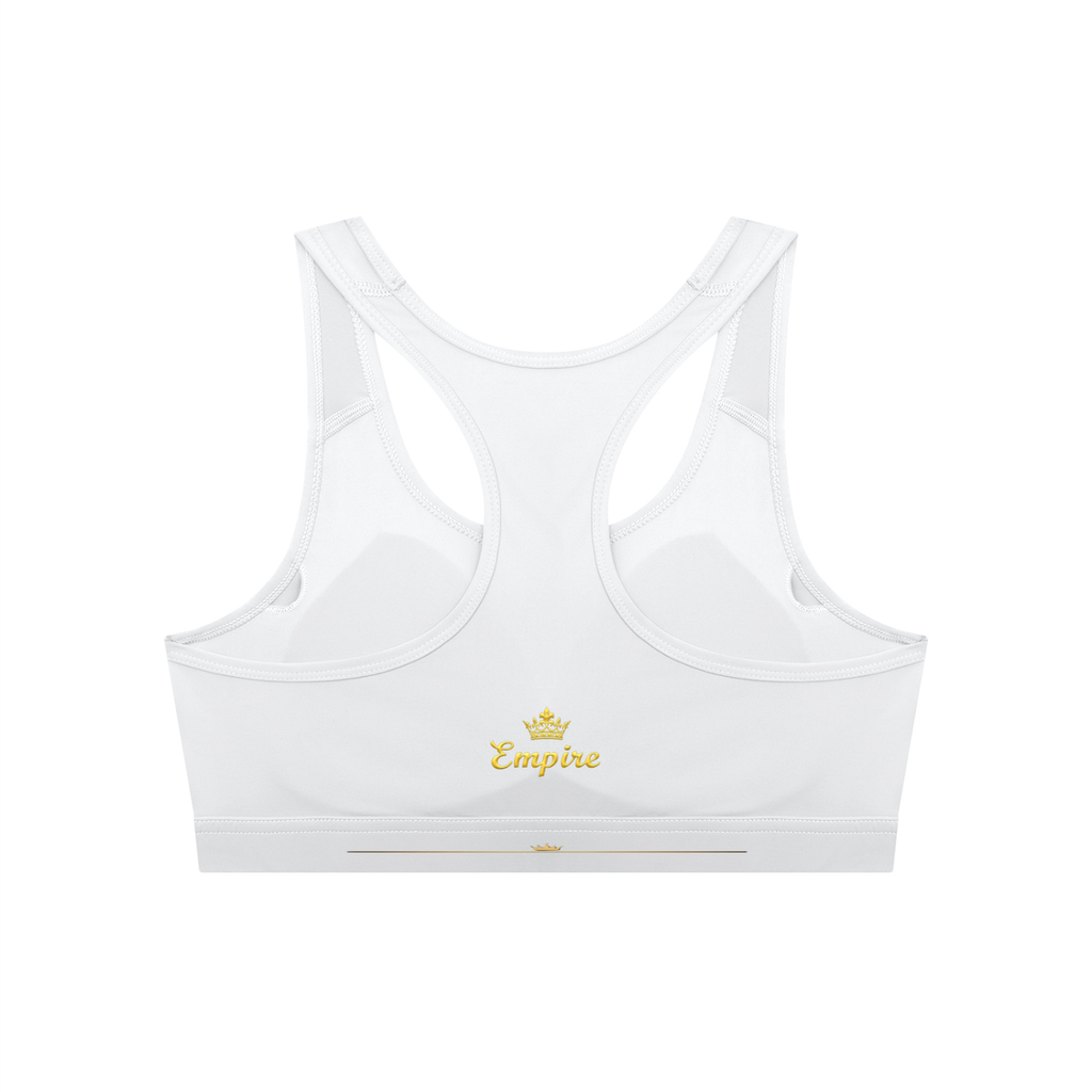 EMPIRE Cropped Sports Bra — Premium Women's Activewear