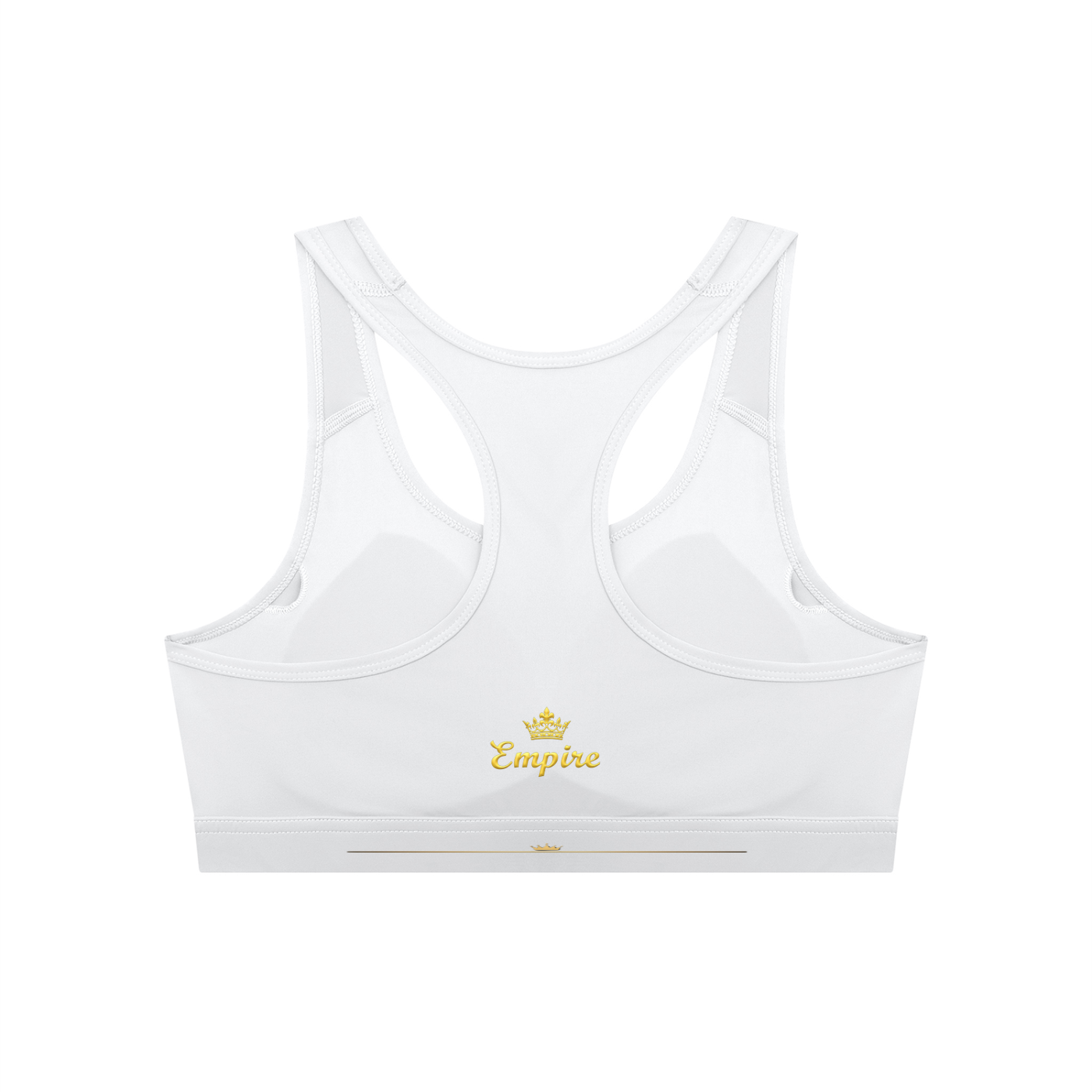 EMPIRE Cropped Sports Bra — Premium Women's Activewear