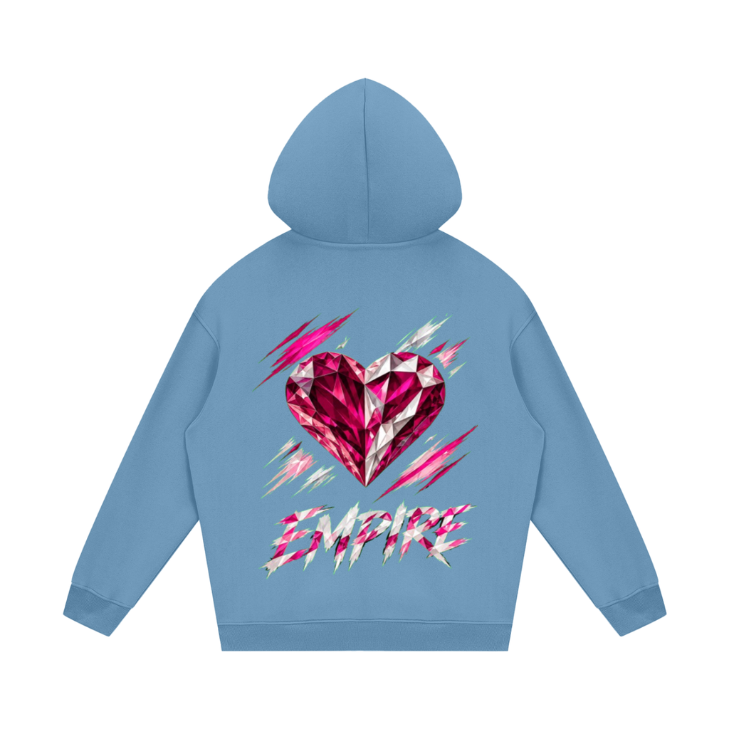 EMPIRE Women's Heavyweight Fleece Hoodie — Empire Garnet Rush