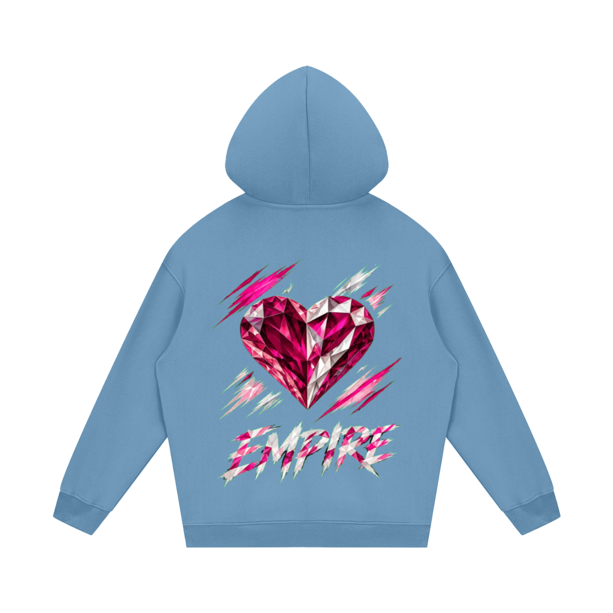 EMPIRE Women's Heavyweight Fleece Hoodie — Empire Garnet Rush