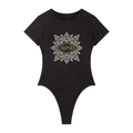 EMPIRE Mineral Wash Crewneck Bodysuit — Premium Women's Essentials