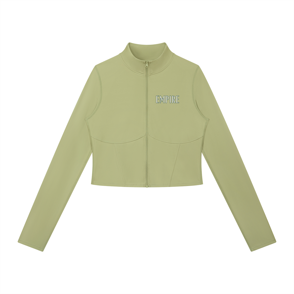 EMPIRE Women's Short Full-Zip Sports Jacket — Empire Night Heron