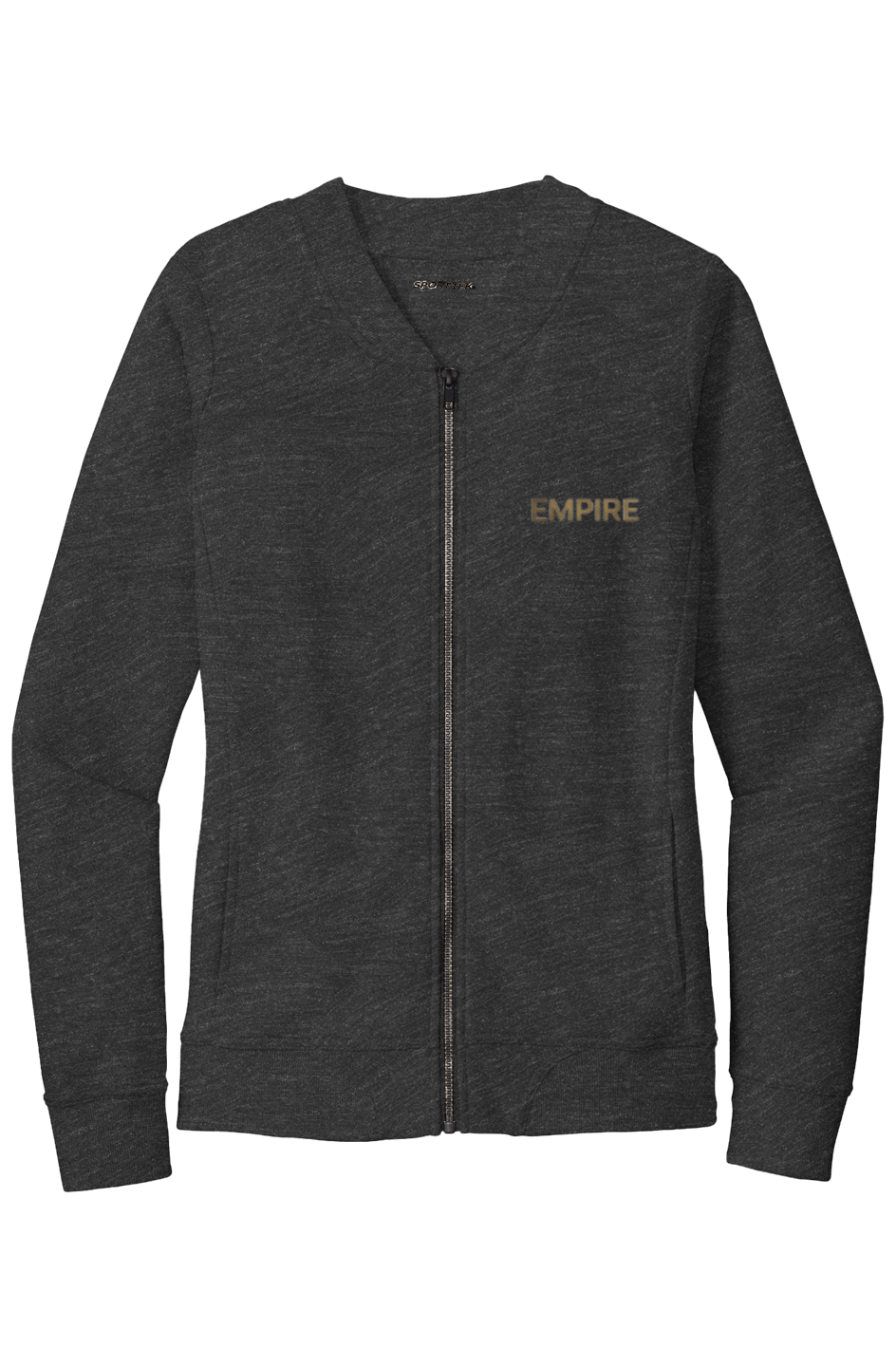 Womens French Terry Bomber panthera gold
