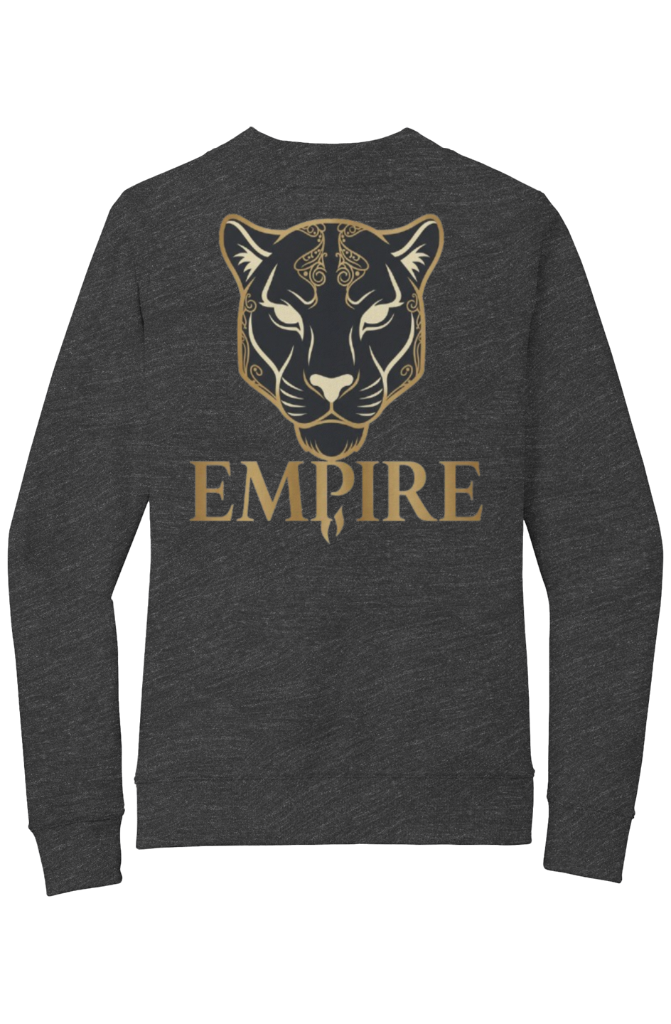 Womens French Terry Bomber panthera gold