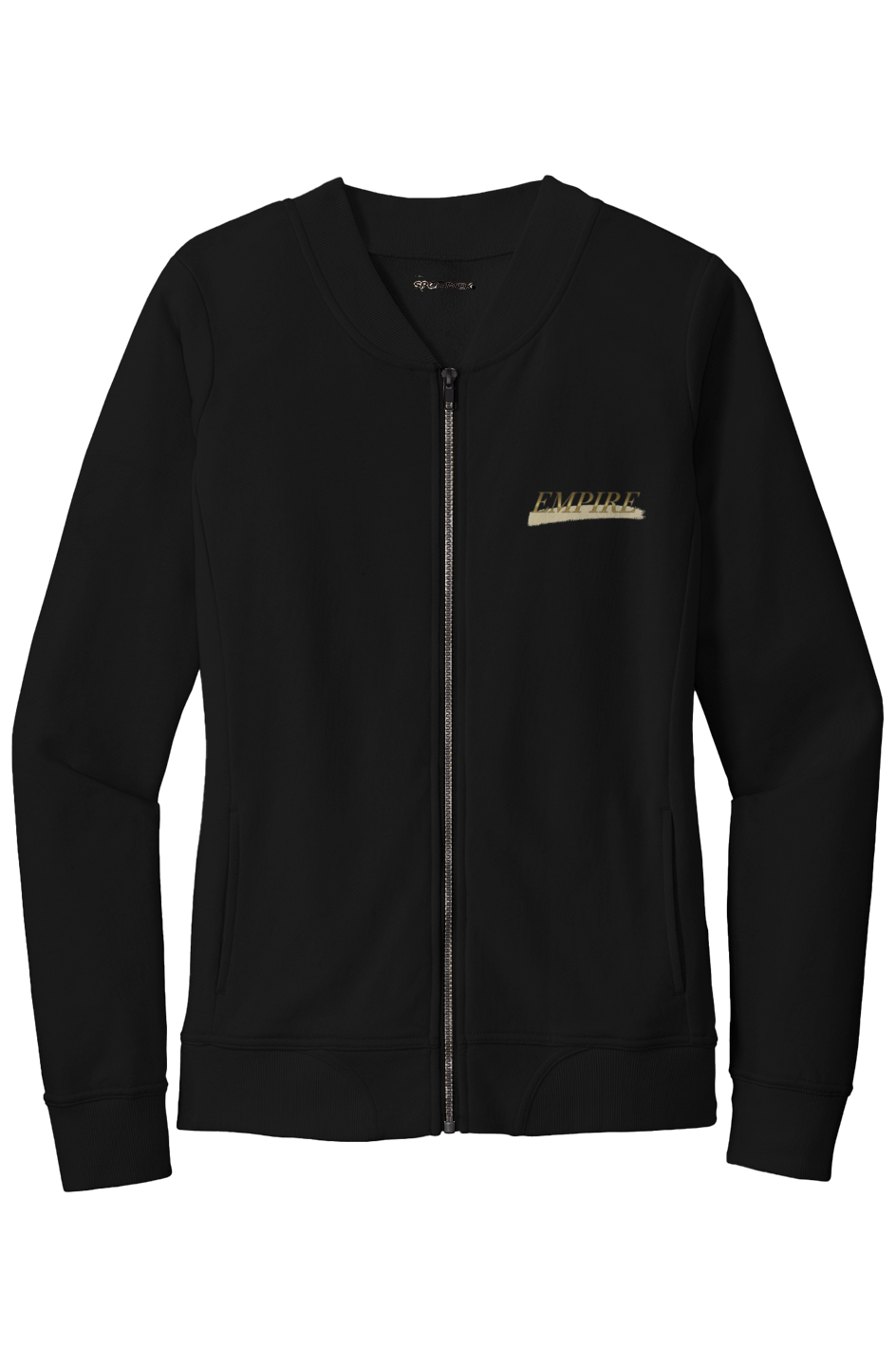 Womens French Terry Bomber nocturn bloom