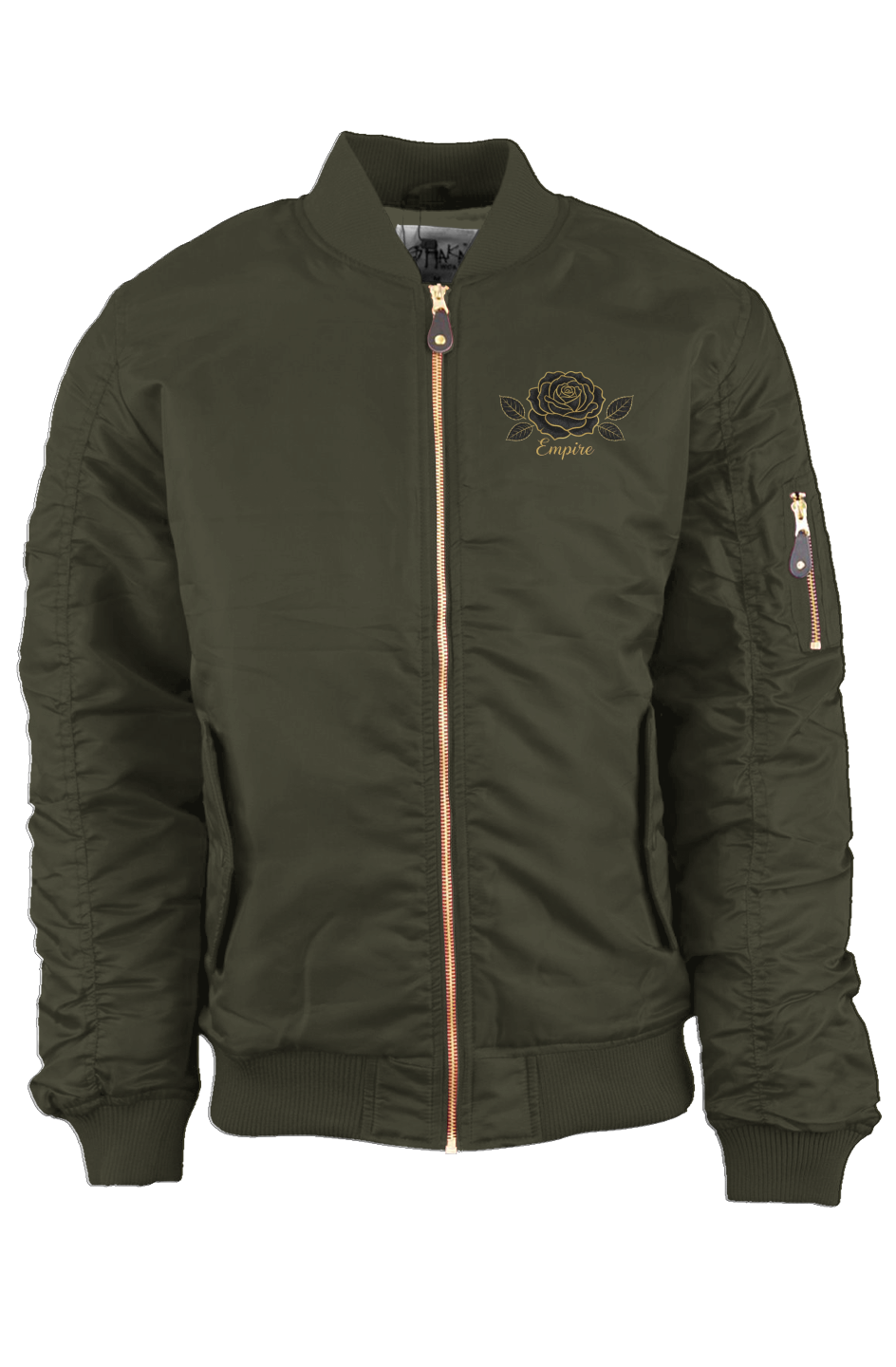 Unisex Bomber Jacket rose glitter