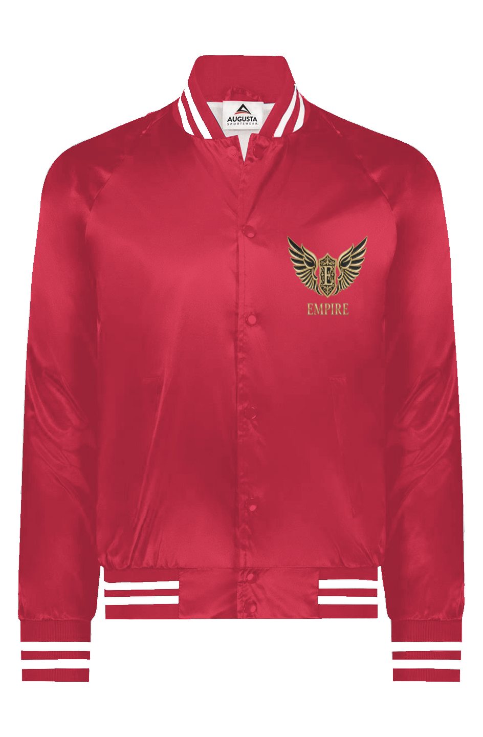 Satin Baseball Varsity Jacket seraph armor