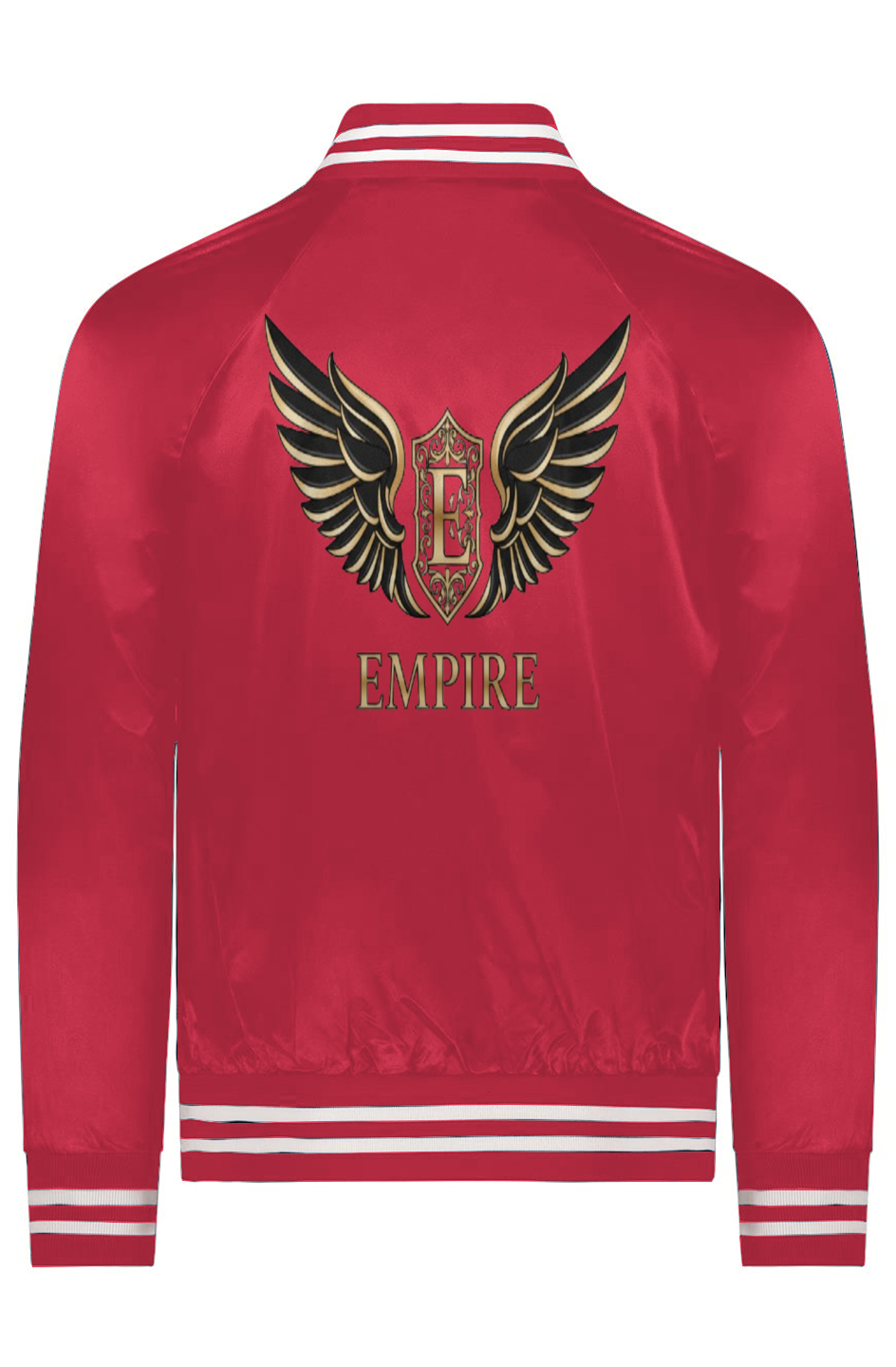 Satin Baseball Varsity Jacket seraph armor