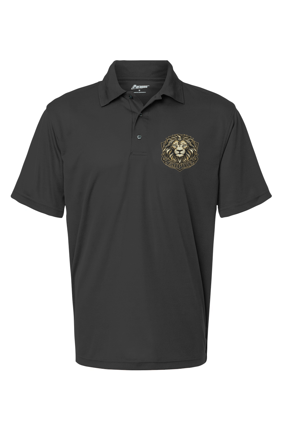 Saratoga Mini Mesh Polo Imperial lion embroidery