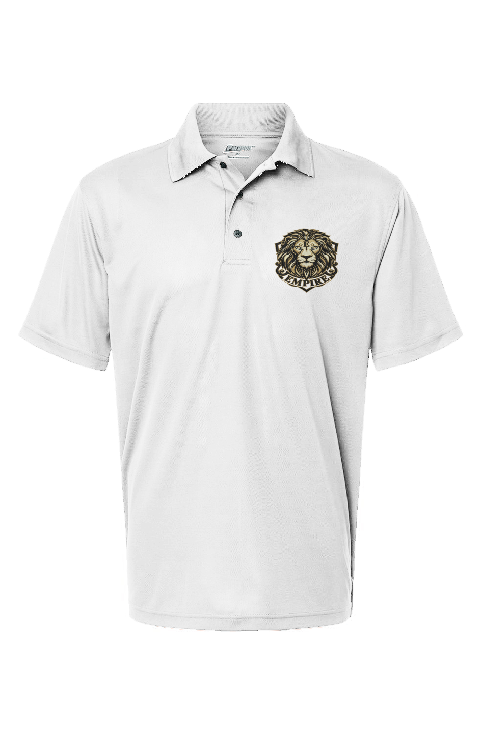 Saratoga Mini Mesh Polo Imperial lion embroidery