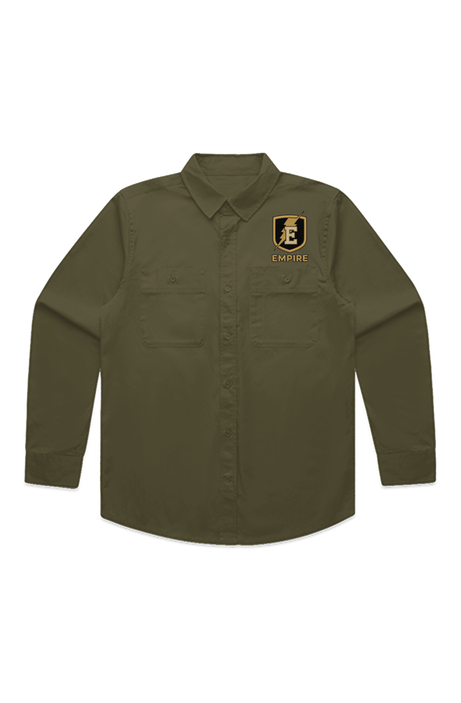 MENS WORK SHIRT Obsidian Strike embroidery