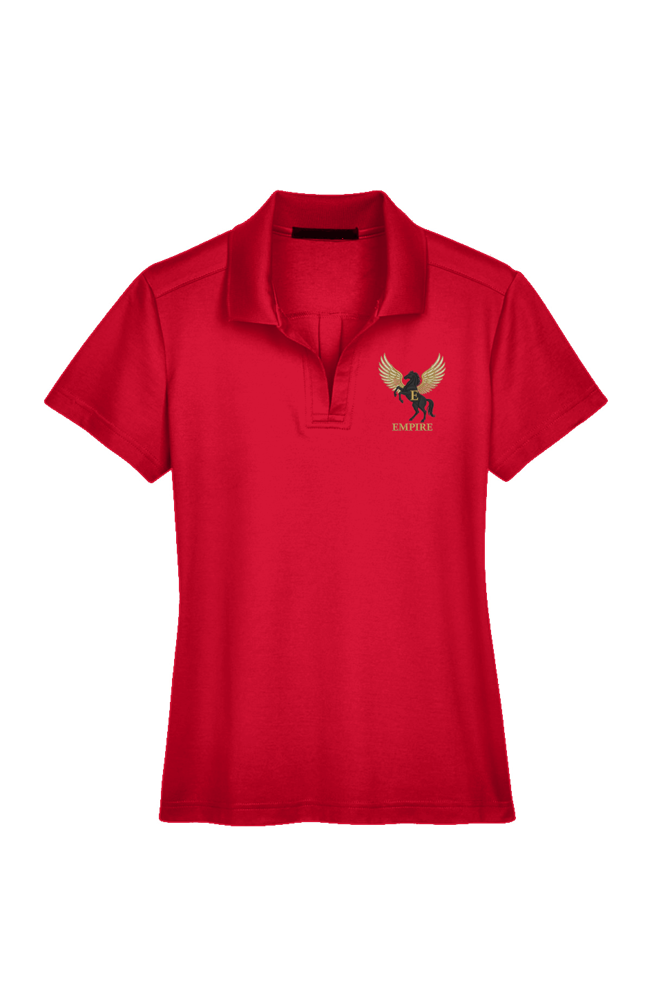 Performance Ladies' Plaited Polo winged horse embroidery