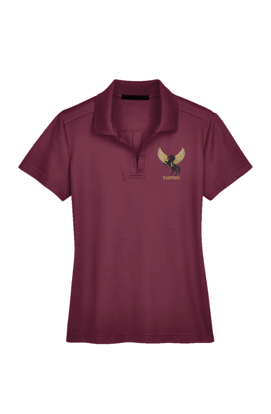 Performance Ladies' Plaited Polo winged horse embroidery