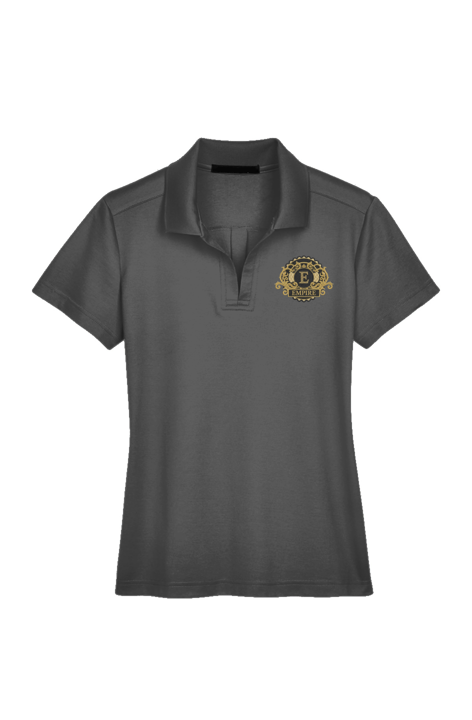 Performance Ladies' Plaited Polo Grand Emblem embroidery