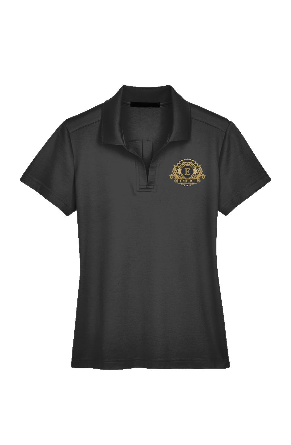Performance Ladies' Plaited Polo Grand Emblem embroidery