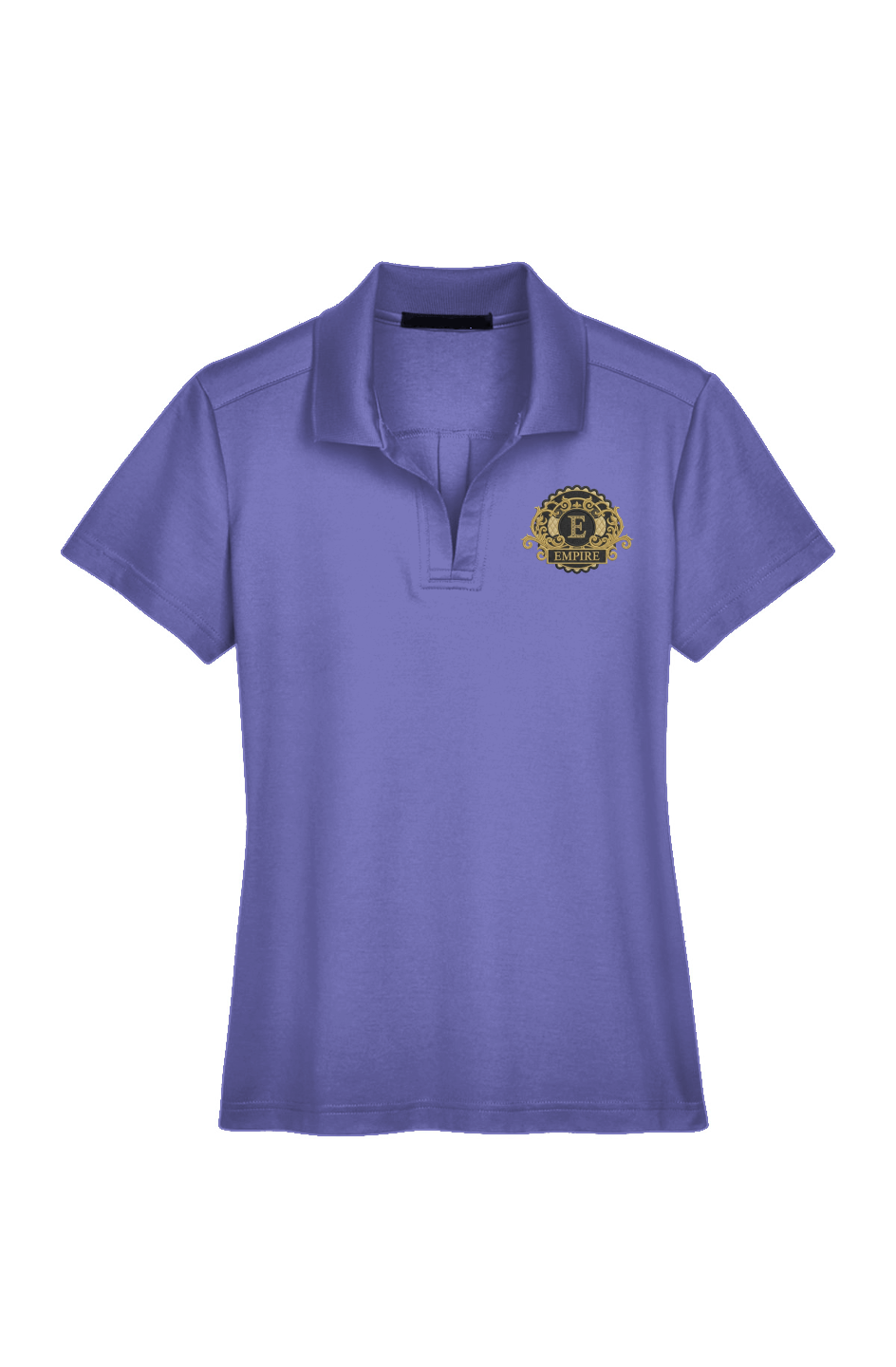 Performance Ladies' Plaited Polo Grand Emblem embroidery