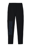 Mens Black Travel Pant white silver blue