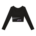 EMPIRE Women's Panelled Long-Sleeve Yoga Top — Chrome Signature