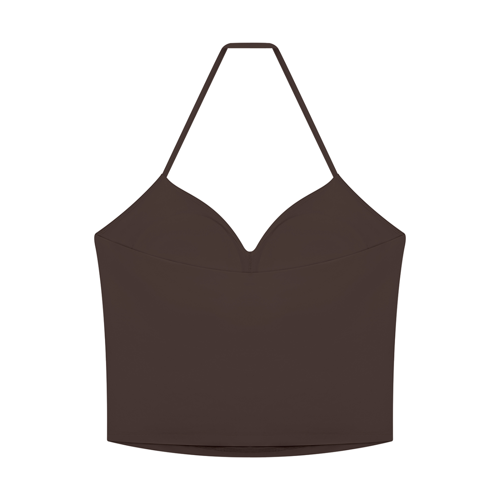 EMPIRE Women's Ruched Halter Crop Top — Empire Ornamental Arrow