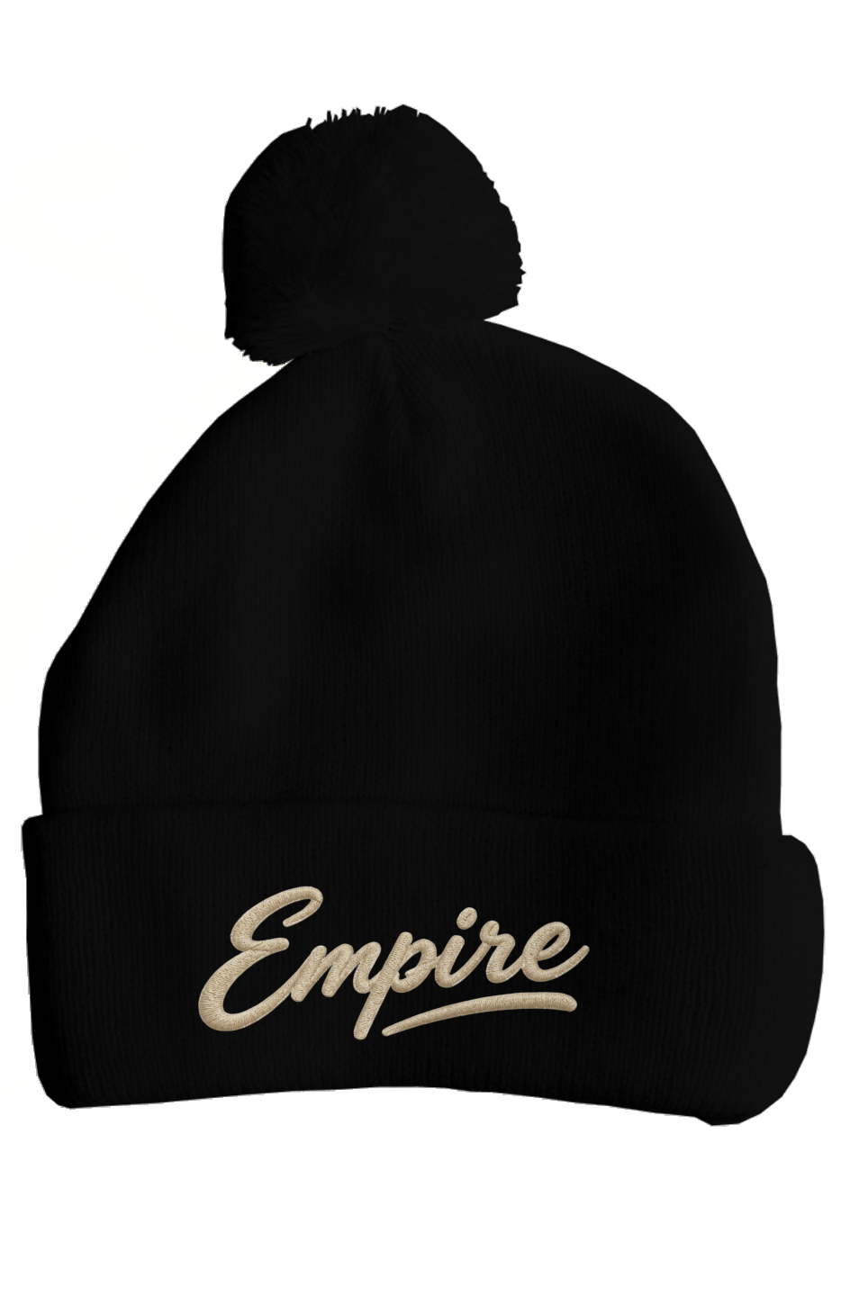 pom pom beanie men embroidery