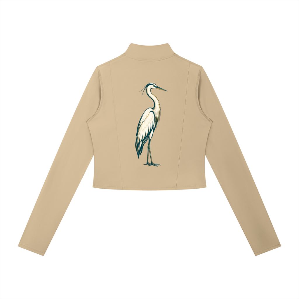 EMPIRE Women's Short Full-Zip Sports Jacket — Empire Night Heron