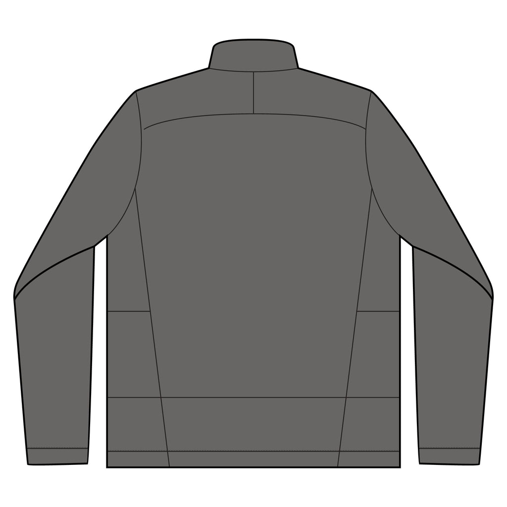 EMPIRE Men's Stretch Grid Fleece Jacket — Minimal Monogram