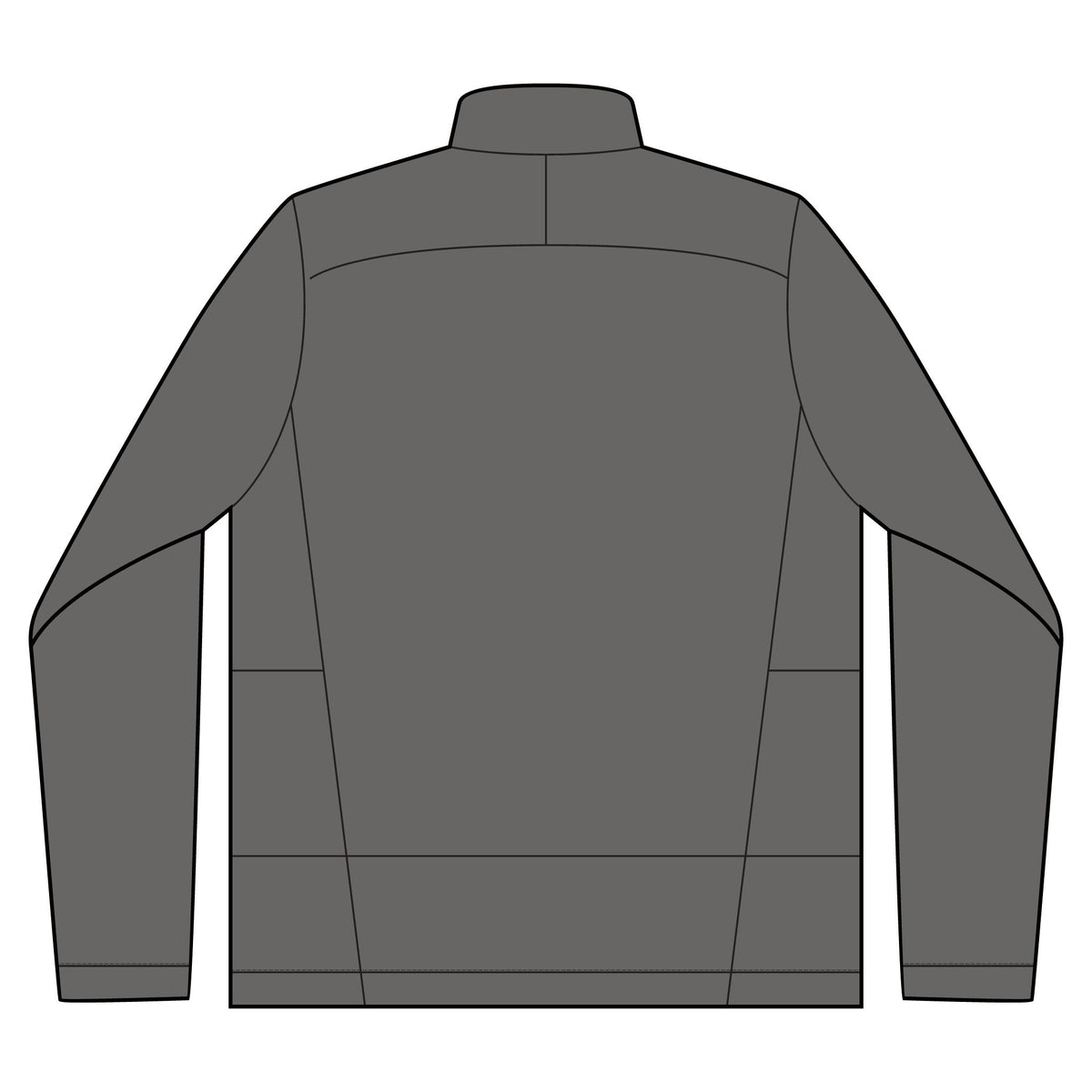 EMPIRE Men's Stretch Grid Fleece Jacket — Minimal Monogram