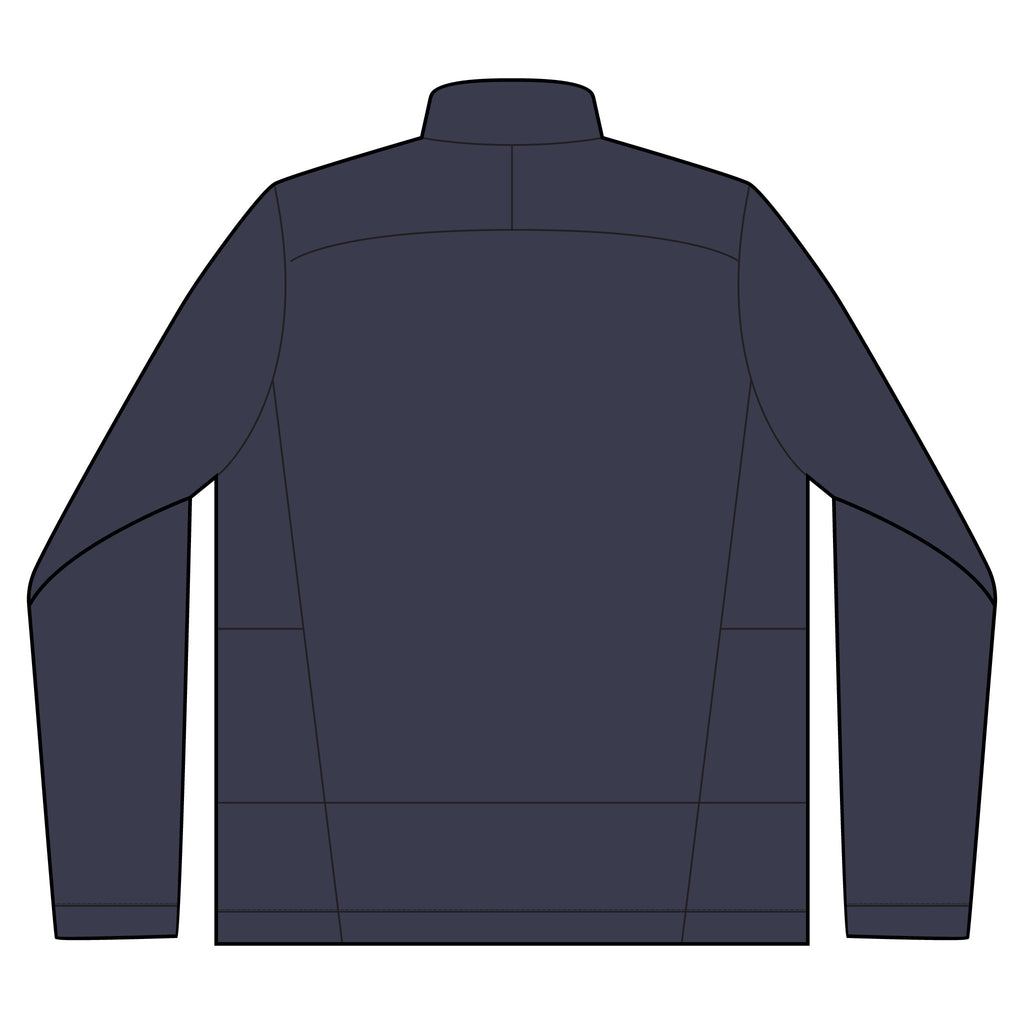 EMPIRE Men's Stretch Grid Fleece Jacket — Minimal Monogram