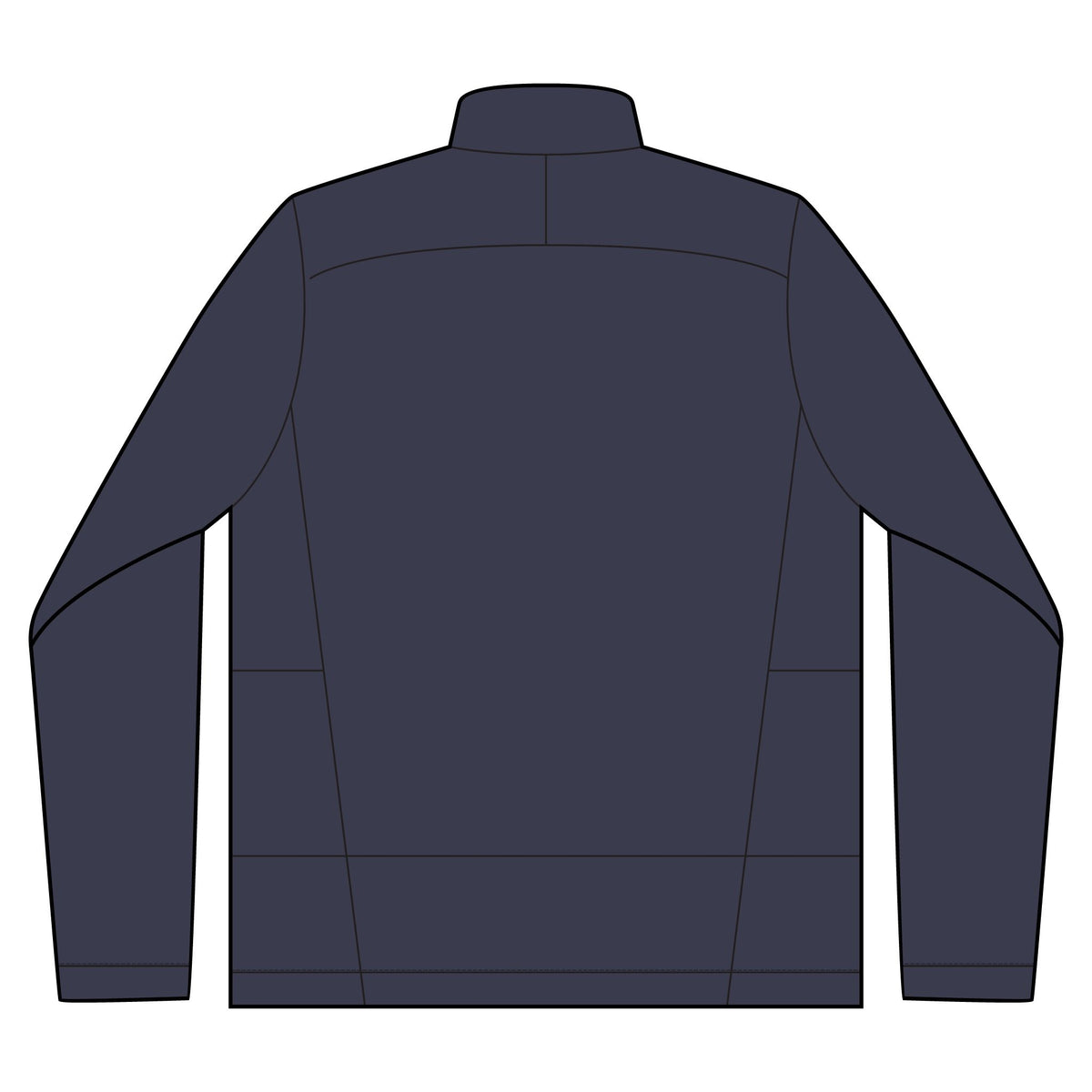 EMPIRE Men's Stretch Grid Fleece Jacket — Minimal Monogram