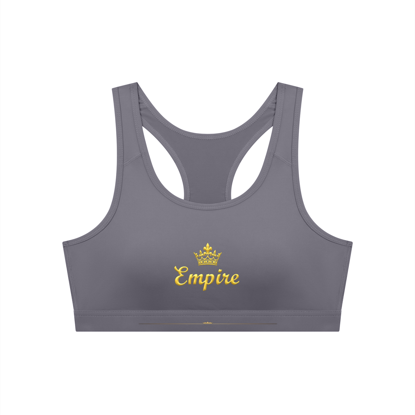 EMPIRE Cropped Sports Bra — Premium Women's Activewear