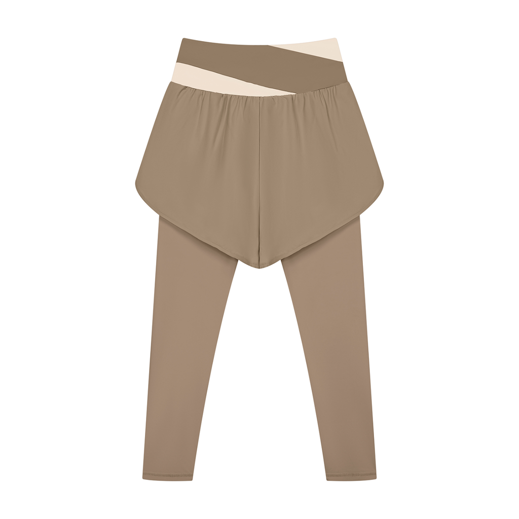 EMPIRE Gold Reflect Flare Yoga Leggings — Reflective Flow