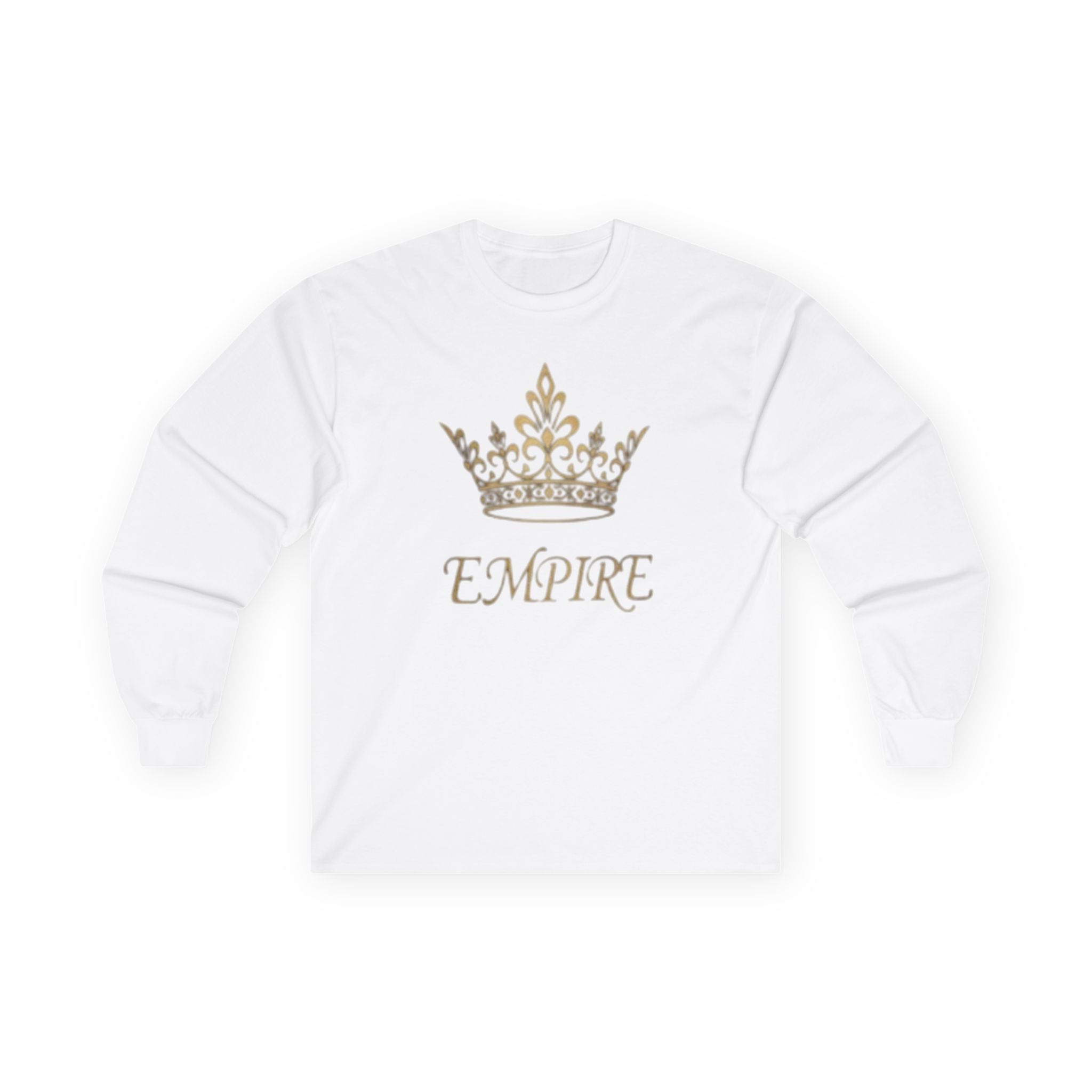 EMPIRE Long Sleeve Tee Black — Classic Women's Cotton Shirt
