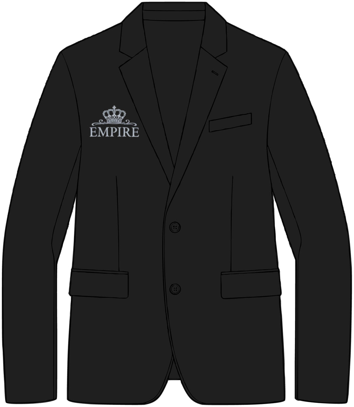 EMPIRE Men's Lightweight Stretch Blazer — Crown Logo
