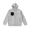 EMPIRE Men’s High-Neck Zip-Up Hoodie — Obsidian Panther