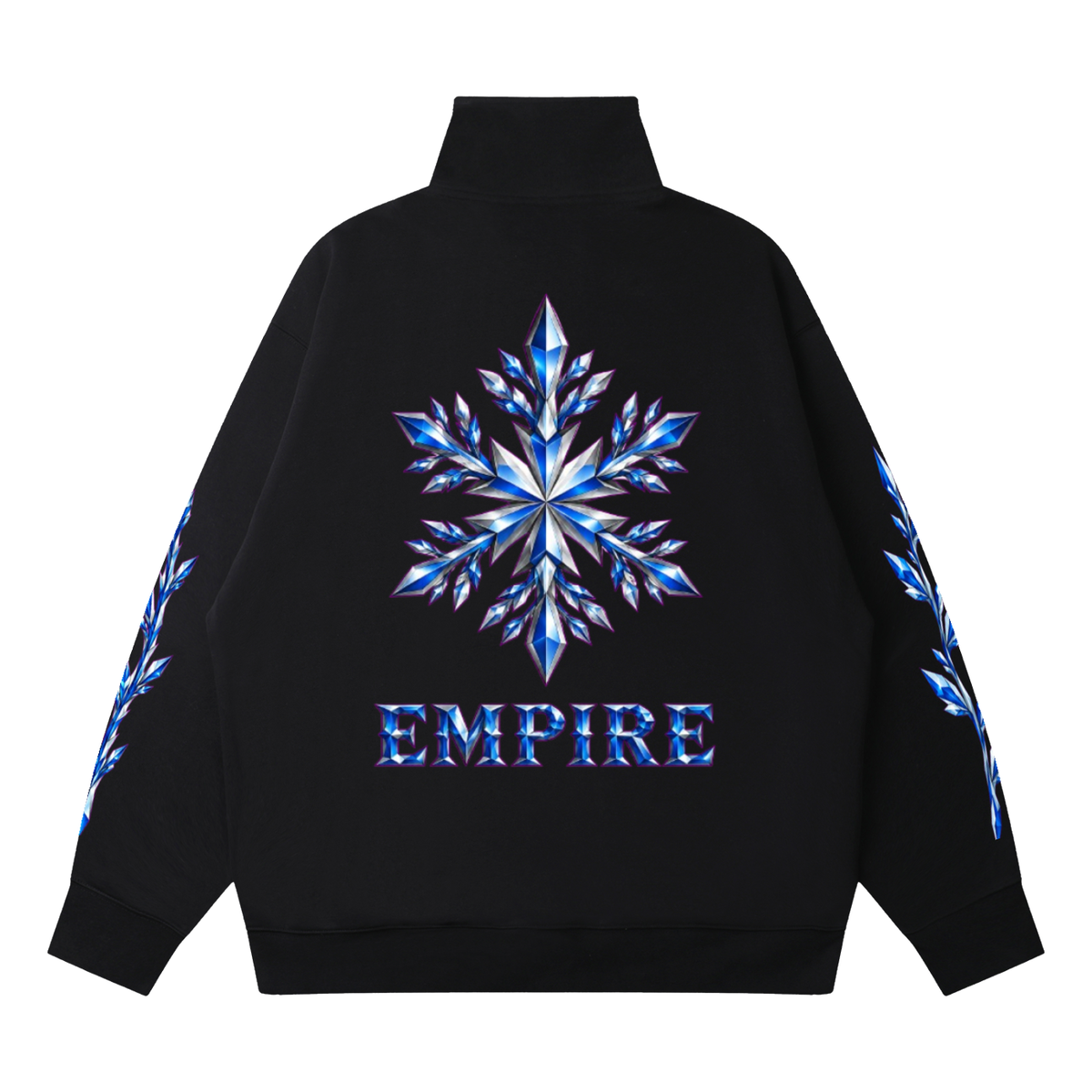 EMPIRE Women's Quarter-Zip Drop-Shoulder Sweatshirt — Empire Givre