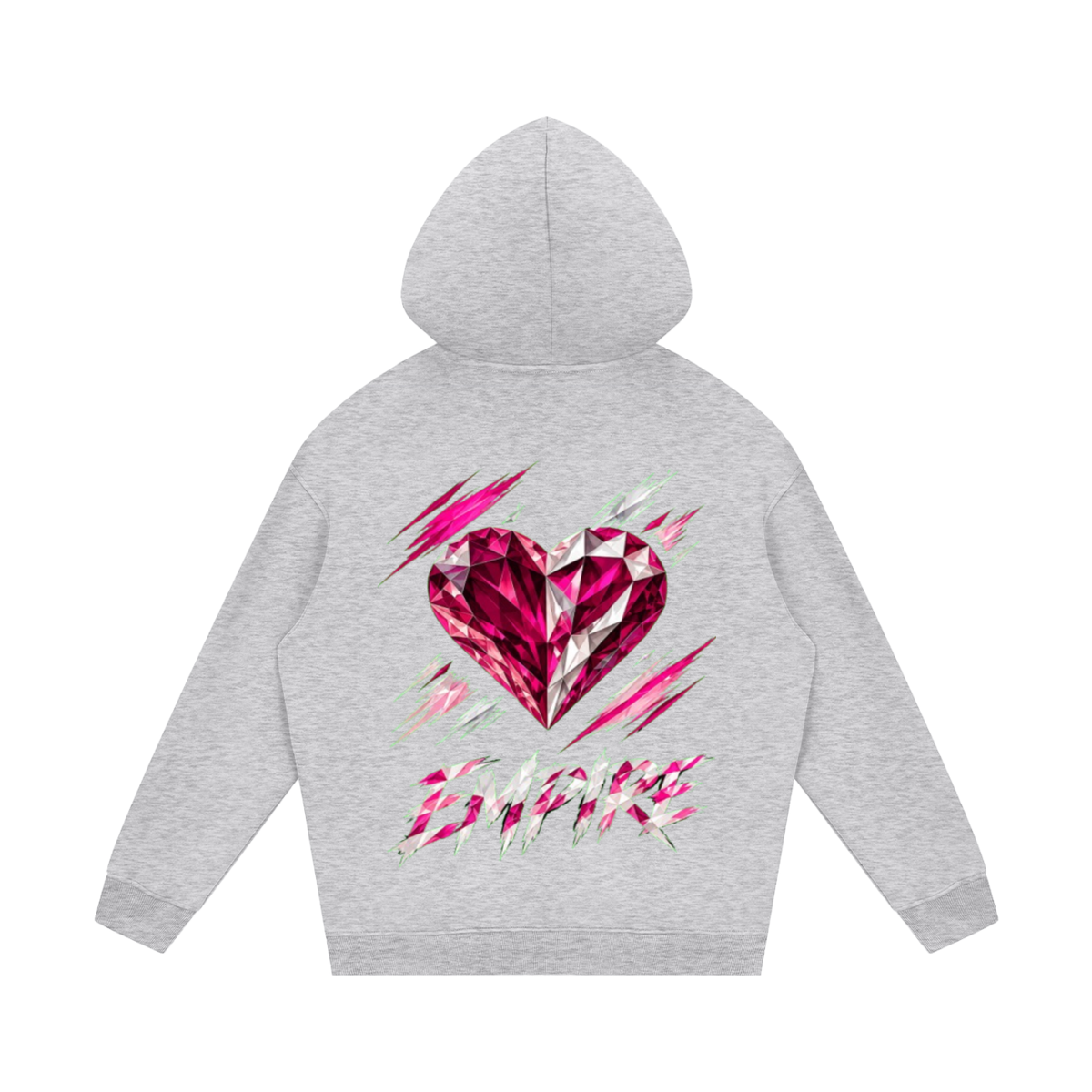 EMPIRE Women's Heavyweight Fleece Hoodie — Empire Garnet Rush