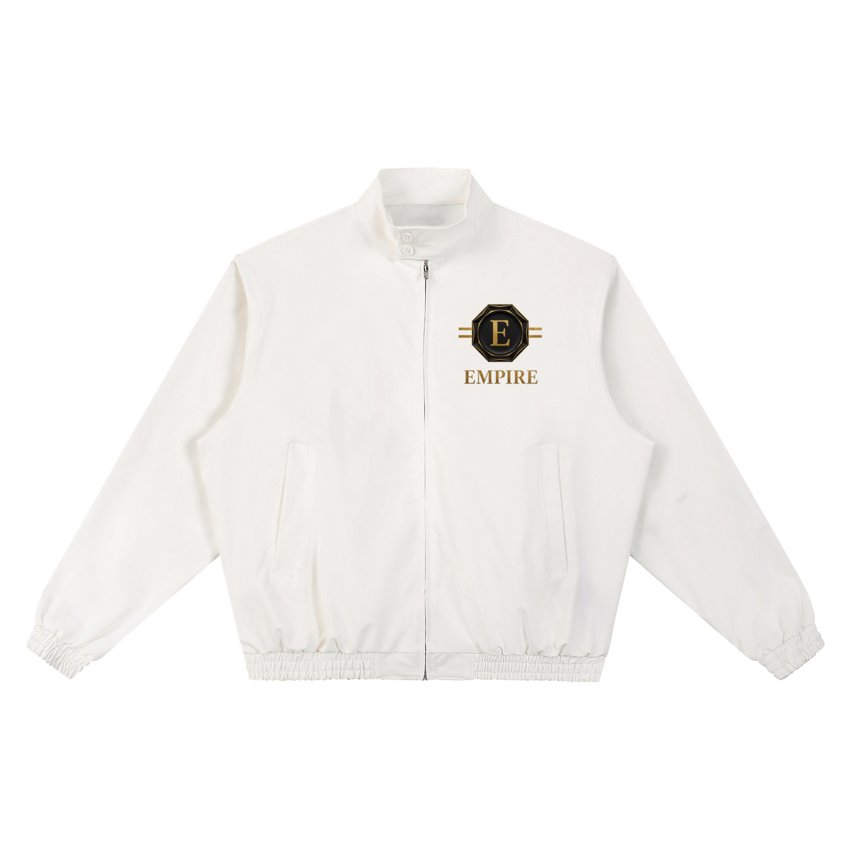 EMPIRE Men’s Loose Stand-Collar Bomber Jacket — Empire Signet