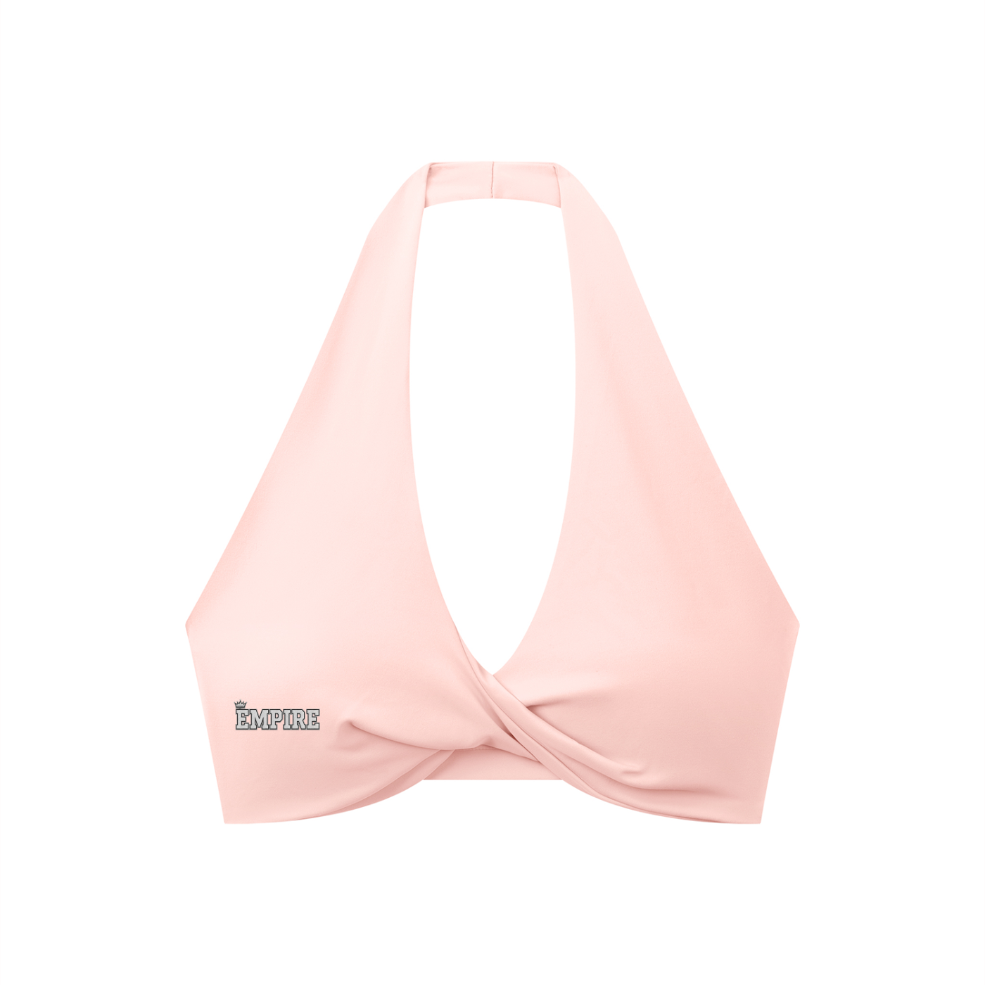 EMPIRE Pleated Halter Sports Bra — Premium Women's Activewear