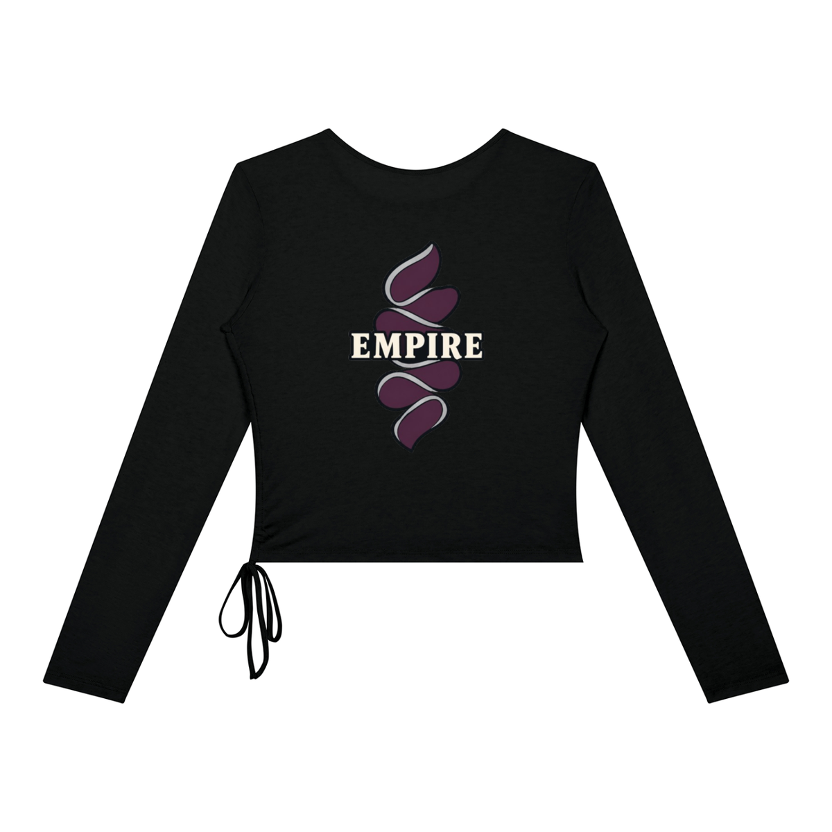 EMPIRE Women's Ruched Long-Sleeve Top — Empire Halo Petals