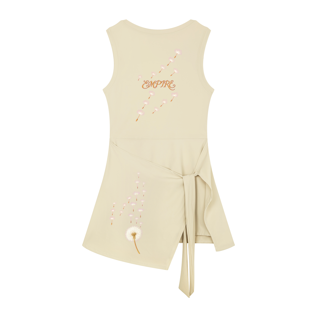 EMPIRE Women's Sleeveless Drawstring Dress — Empire Dandelion