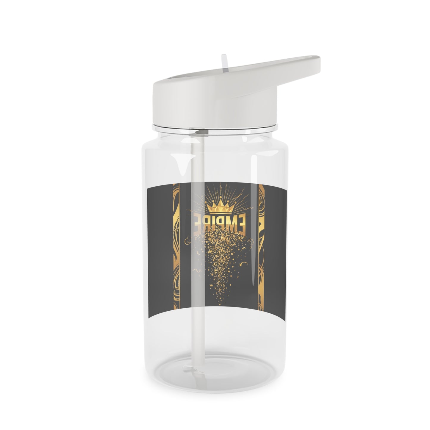 Tritan Water Bottle with Crown Design — 16.9oz BPA-Free