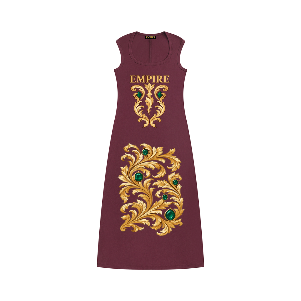EMPIRE Women's Slim Sleeveless Dress — Green Emeraude