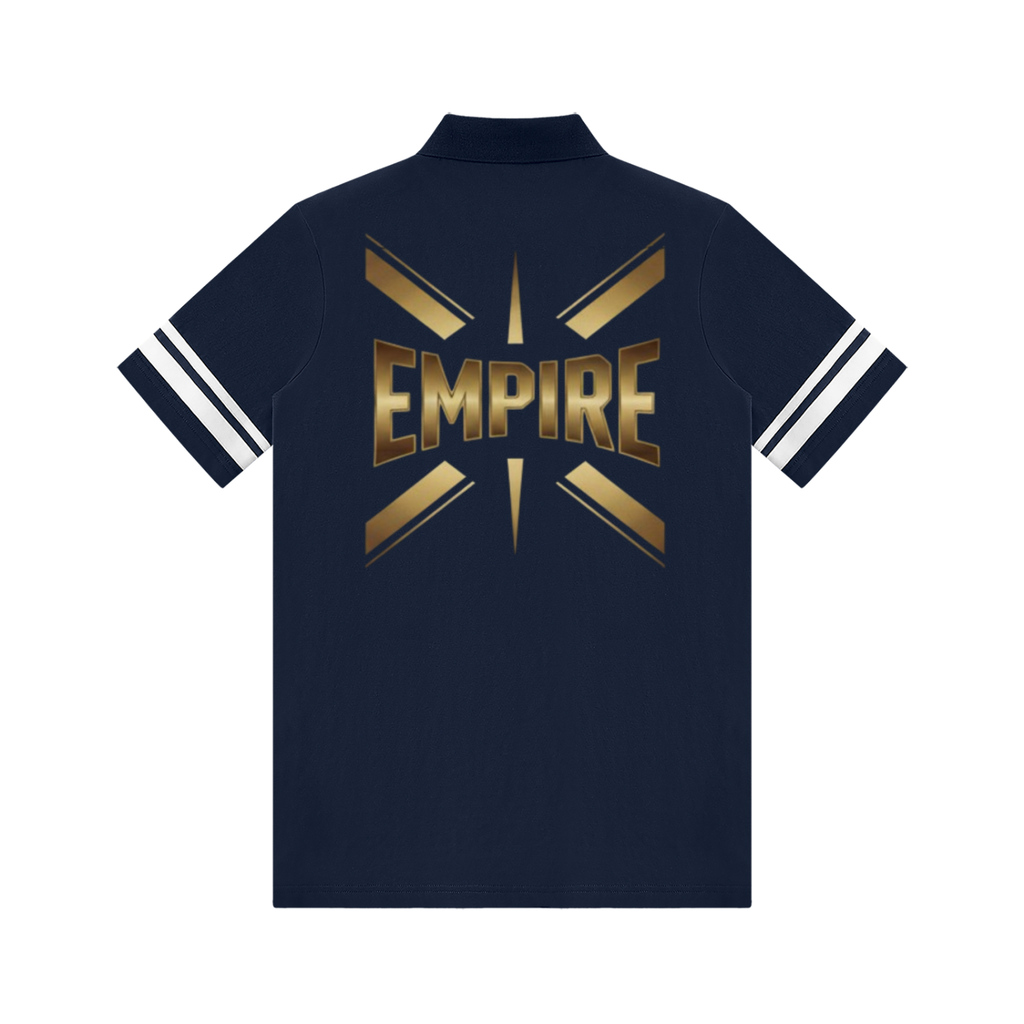 EMPIRE Women's Striped Polo Dress — Golden