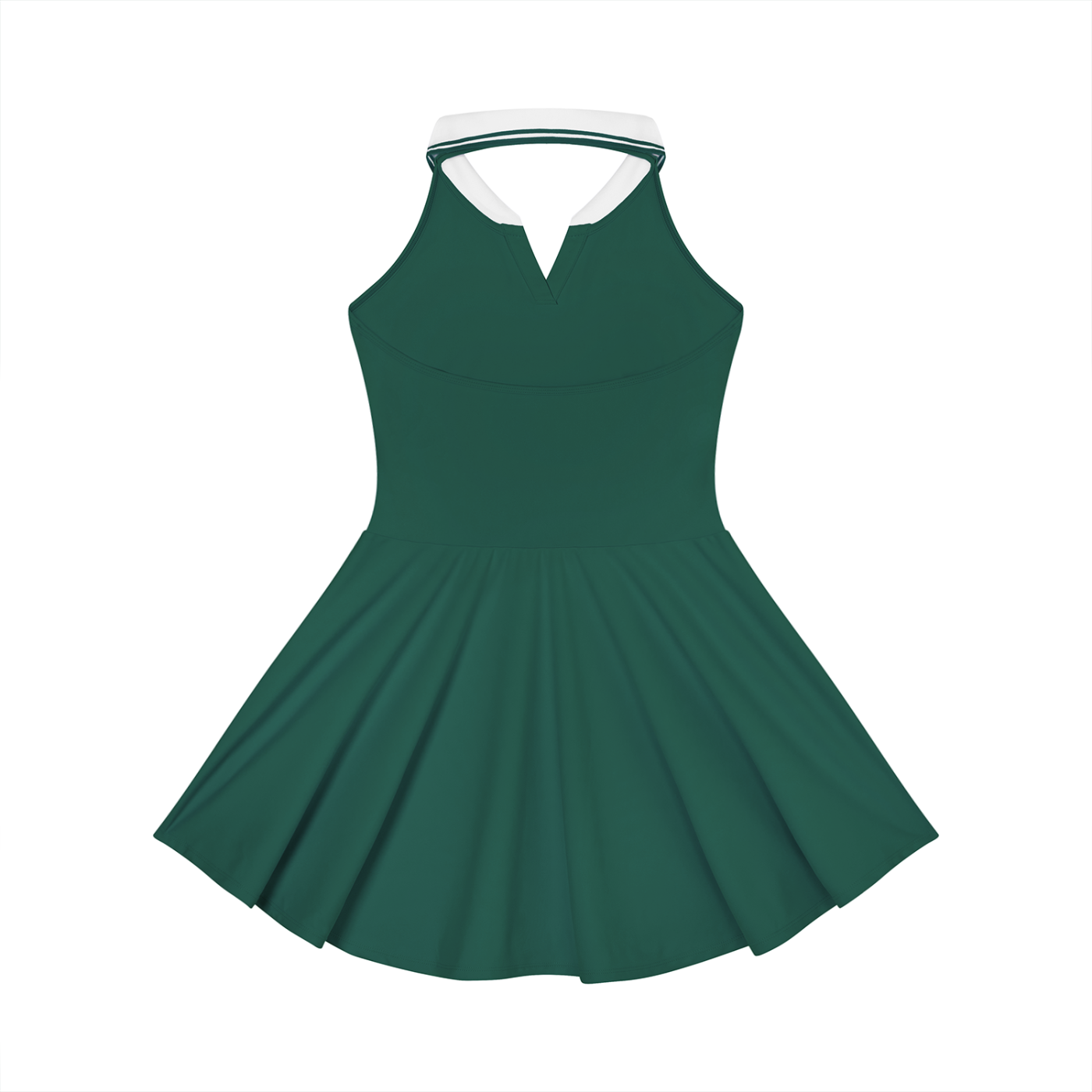 EMPIRE Collared Halter A-Line Tennis Dress — Court Presence