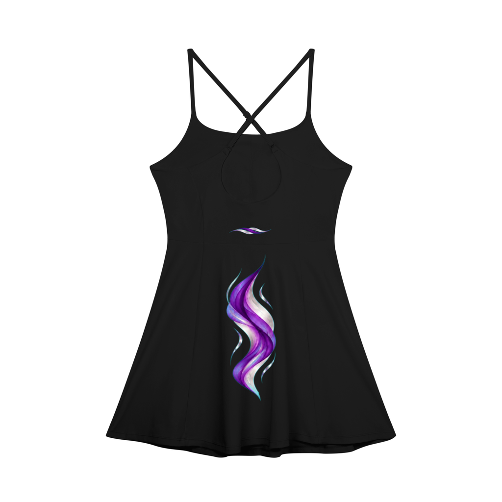 EMPIRE Women's Paneled A-Line Dress — Prism Tide