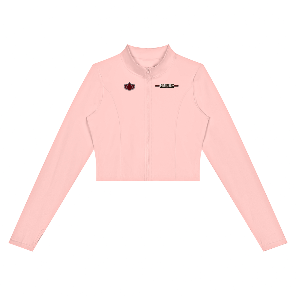 EMPIRE Women's Cropped Zip Sports Jacket — Empire Lotus