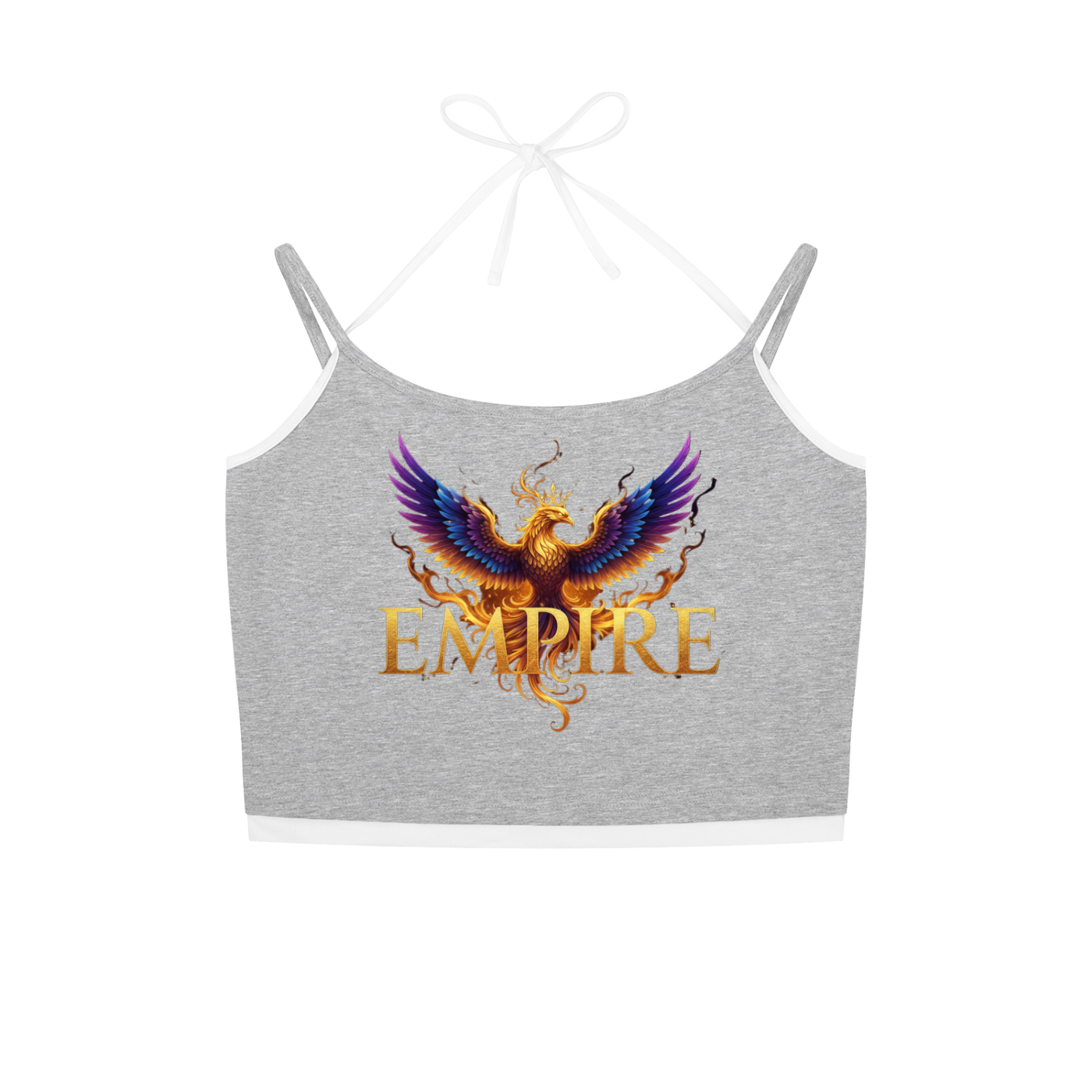 EMPIRE Women Halter Tank Top — Contrast Binding Collection